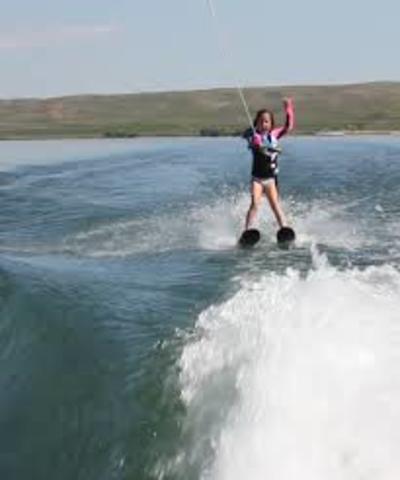 Started teaching water skiing at Southern Alberta Bible Camp