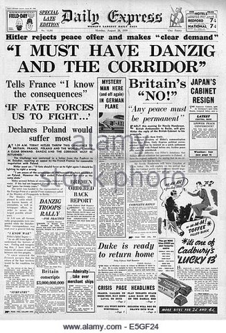 Hitler Demands Danzig