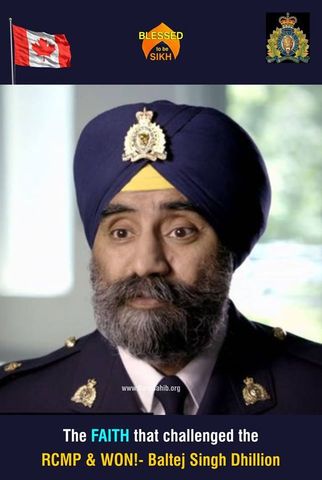 Turban can be Worn with RCMP Uniform