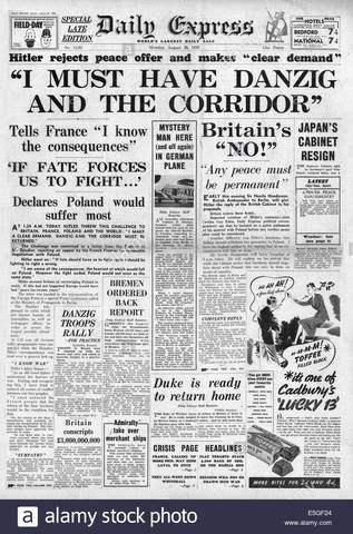 Hitler Demands Danzig