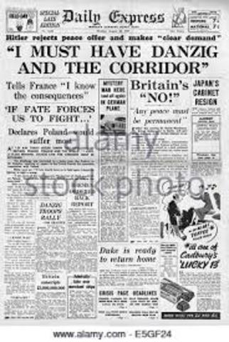 Hitler Demands Danzig