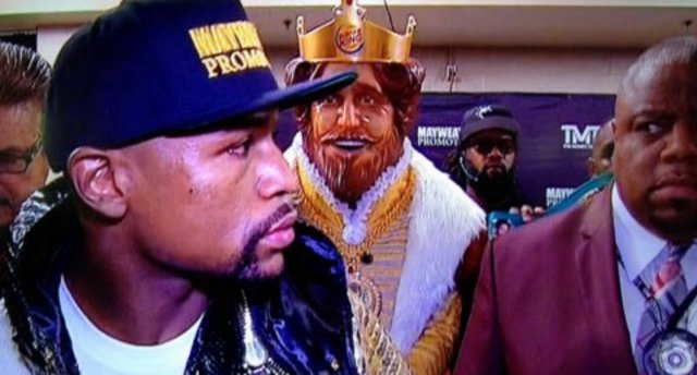 Burger King Pays Mayweather $1 million for entourage
