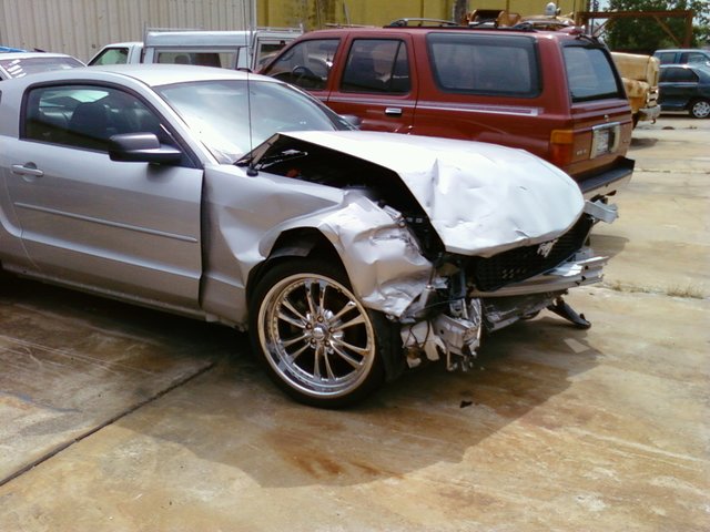 got in my first accident