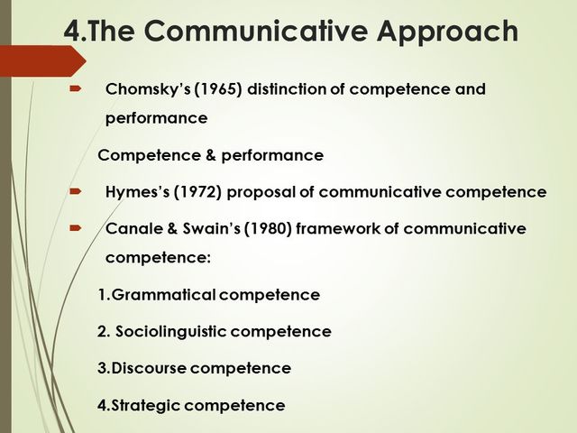 Communicative Competence - Sociocultural Competence
