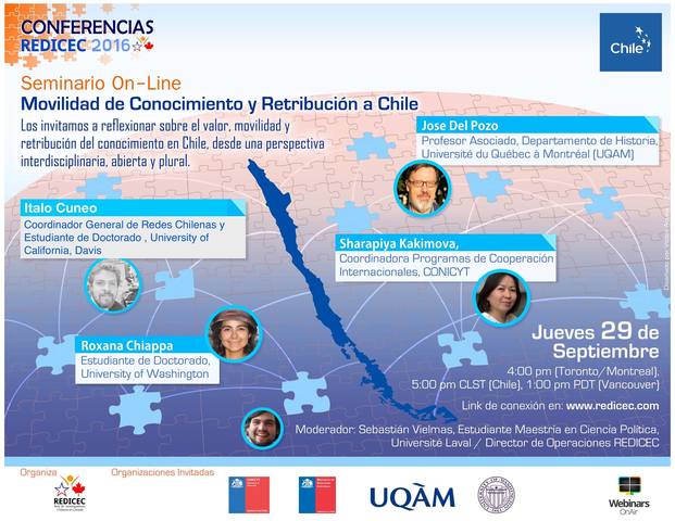 4to Webinar REDICEC-Chile Global: Movilidad de Conocimiento y Retribución