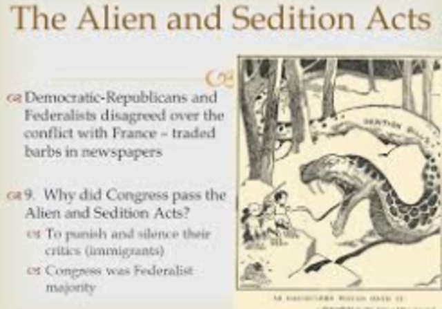 Alien and Sedition acts