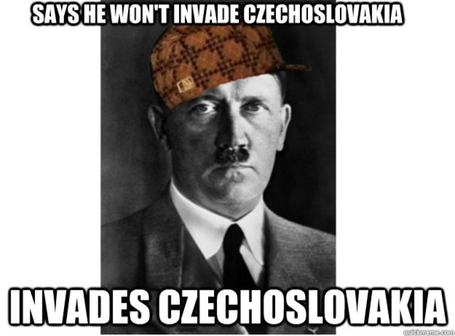 Hitler invades Czechoslovakia