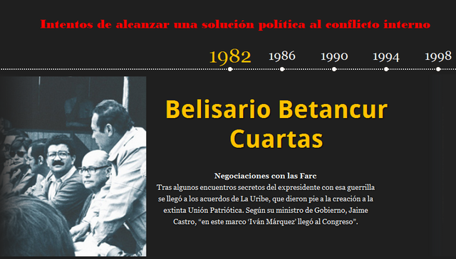 BETANCOURT HACE NEGOCIACIONES CON LA GUERRILA