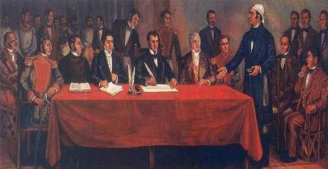 Firma de la Declaración de Independencia