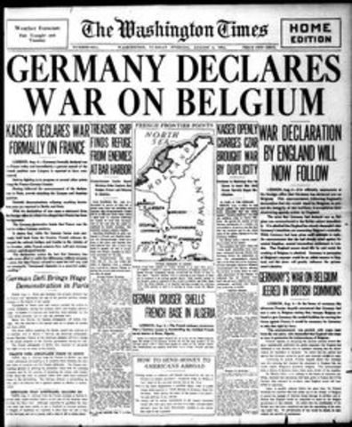 WWI Begins