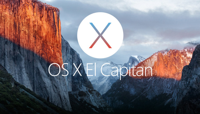 Mac OS X 10.11 "El Capitan"