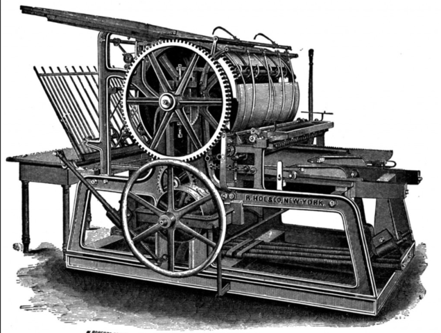 Gutenberg modifica la imprenta