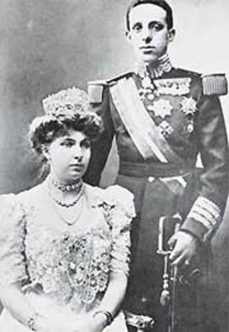 Boda de Alfonso XIII y Victoria Eugenia