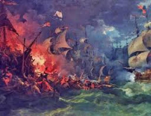 Francis Drake Defeats The Spanish Armada