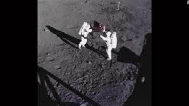 Apollo 11 astronauts Neil Armstrong and Edwin “Buzz” Aldrin become the first humans to land on the moon