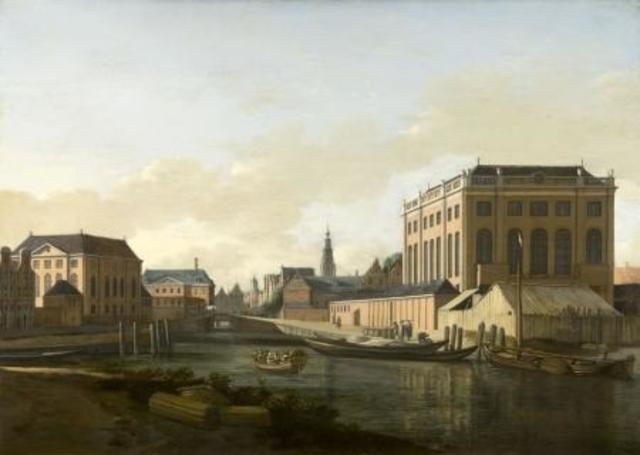 Bouw Portugees- Joodse synagoge in Amsterdam