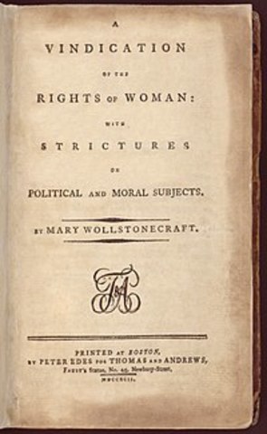Wollstonecraft's Vind. of Rts. of Women