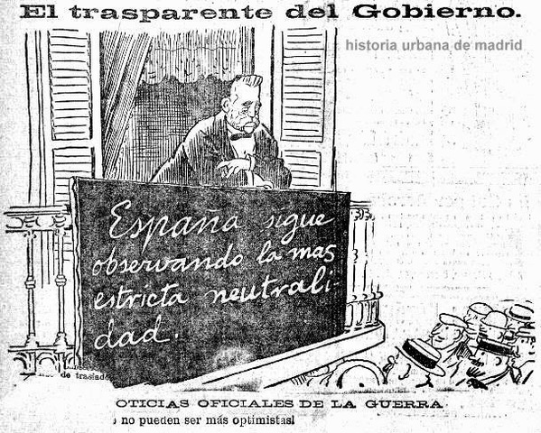 Neutralidad española en la Primera Guerra Mundial