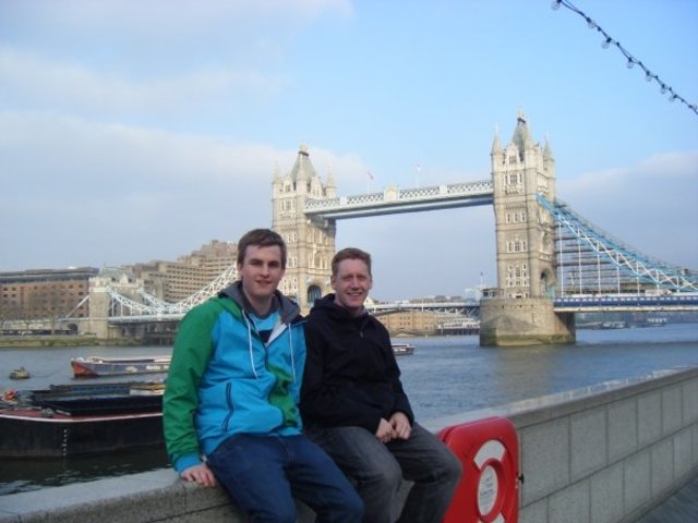 Travelled to Europe on a Contiki Tour