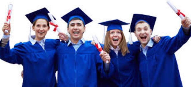 Me graduaré de la escuela secundaria.