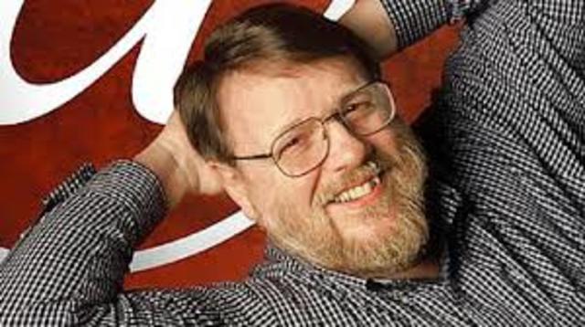 Ray Tomlinson escribe el primer programa de e-mail y crea la convención user@host. El signo @ es elegido arbitrariamente de entre los símbolos no alfabéticos del teclado.