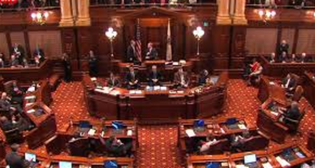 He is reelected to the Illinois senate