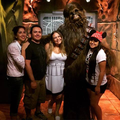 No one hugs like Chewbacca