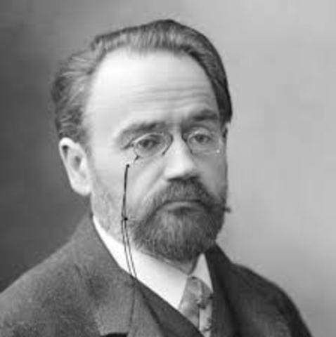 Emile Zola( 1840-1902)