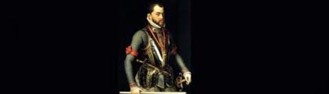 Inicio del reinado de Felipe II, rey de España 1556