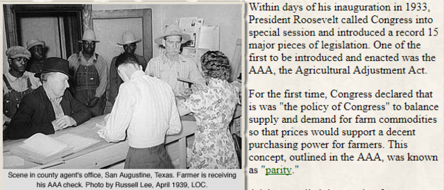 Agriculture Adjustment Administration (AAA)