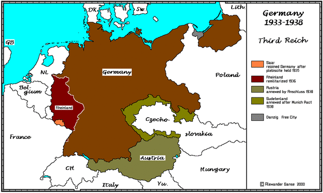 German Anschluss with Austria