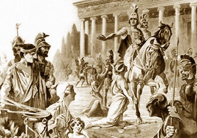 Alejandro Magno se convierte en Rey de Persia