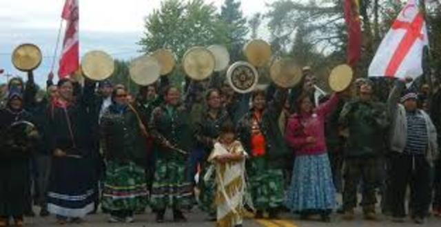 The Royal Proclamation determines that First Nations are sovereign