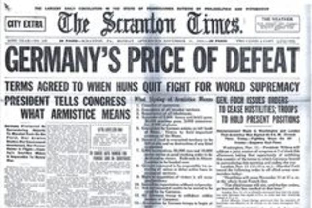 World War 1 comes to end