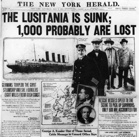 Sinking of the Lusitania