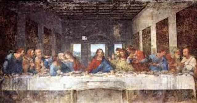 Leonardo Paints The Last Supper