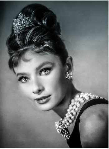 Audrey Hepburn started to get into acting