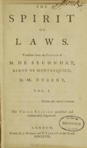 Montesquieu: Spirit of Laws