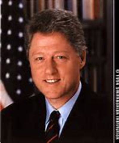 Bill Clinton is the president