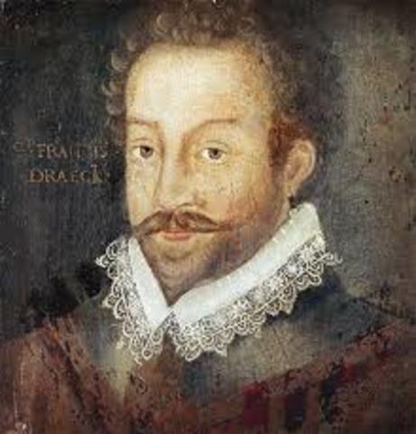 Francis Drake sets out from Plymsuth