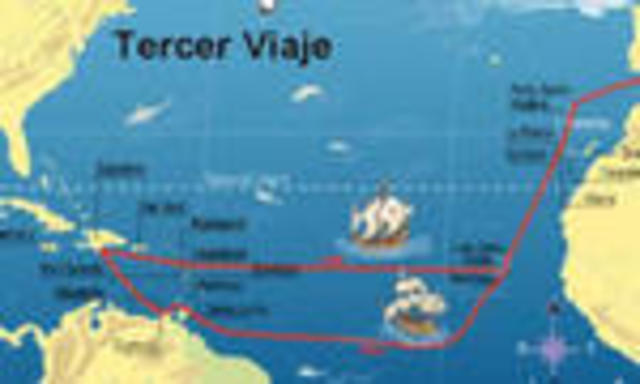 tercer viaje de Colón a América. 1498