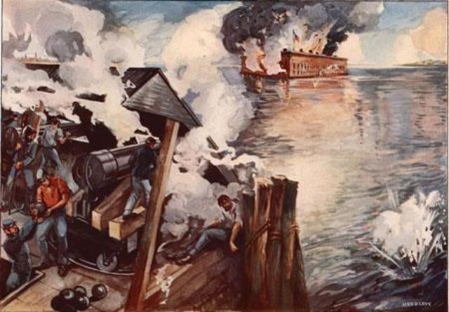 Battle at Fort Sumter