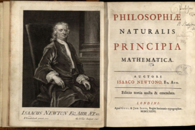 The Enlightenment, Isaac Newton publishes his Principia Mathematica