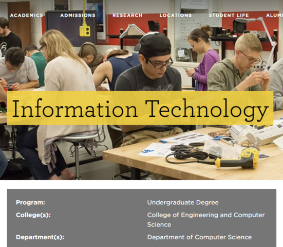 Started BS in Information Technology