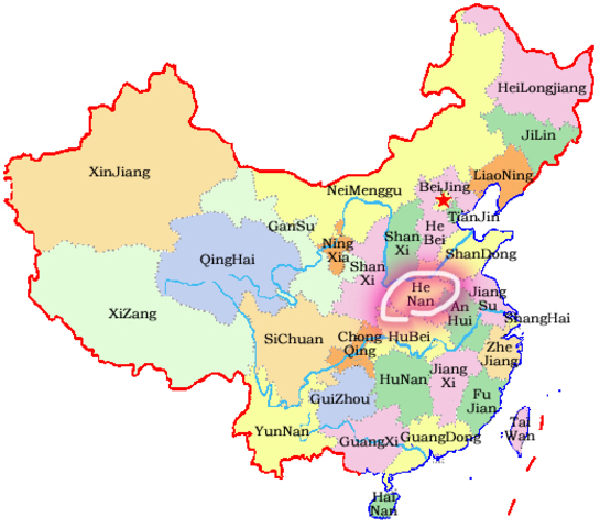 My whole family moved to Zhengzhou, Henan Province.