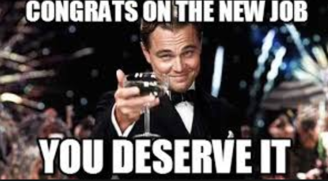 He got the job !!!!!!!