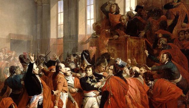 Napoleon's Supporters in the Military Took Control of the Gov't