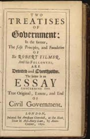 Locke Wrote the Two Treatises of Government