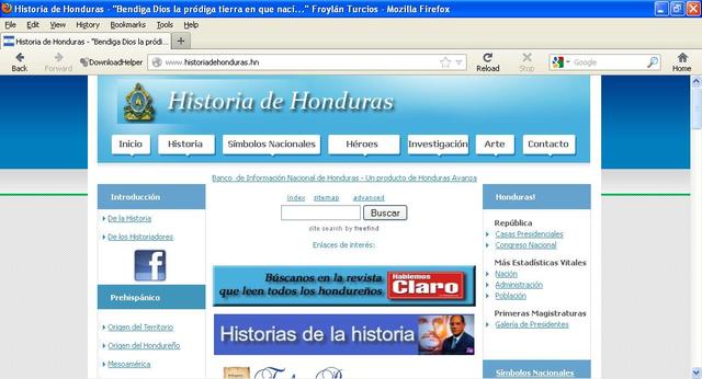 Posicion Ocupa Internet en Honduras