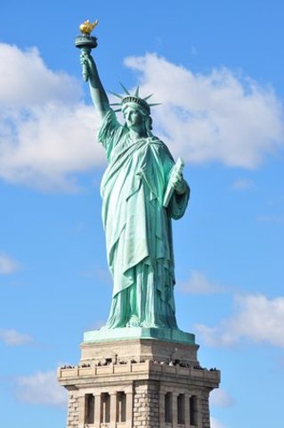The statue of liberty